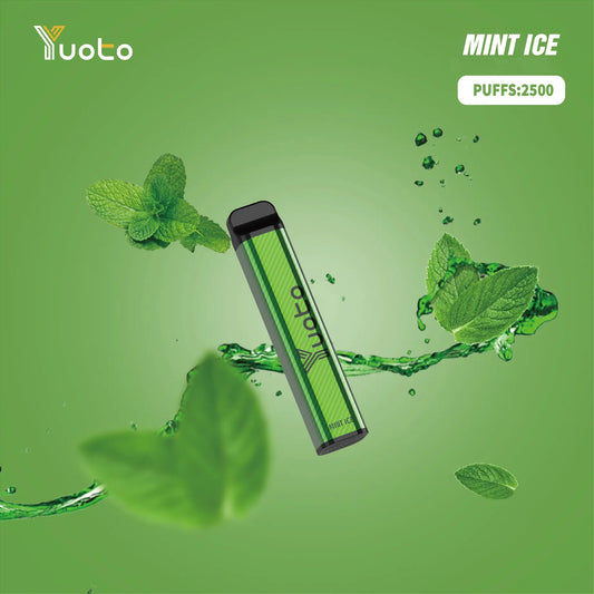 Upptäck en iskall vaping-upplevelse med Yuoto XXL Mint Ice. Den fräscha smaken av mint kombinerat med en svalkande känsla kommer att ge dig en riktig kick.