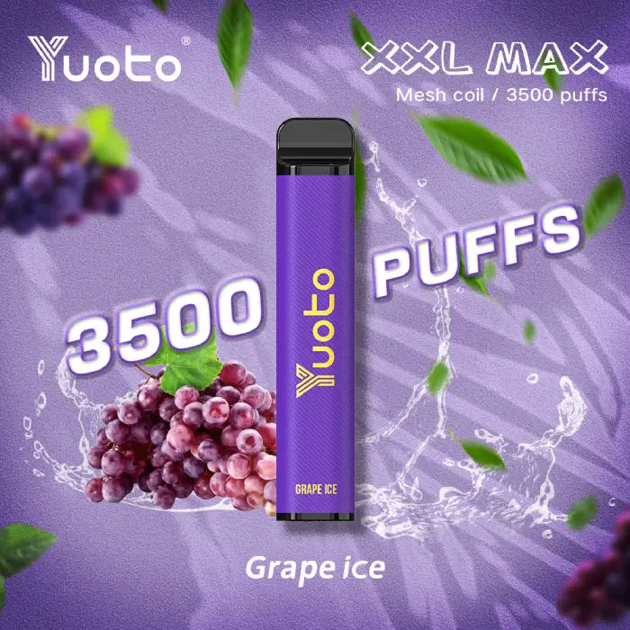 Få en smak av sommaren med Yuoto XXL Max Grape Ice. Denna fruktiga e-juice ger en kraftfull smak av saftiga druvor, blandat med en svalkande effekt av is. Perfekt för en varm dag, njut av denna juice med din mechmod eller coil-kit.