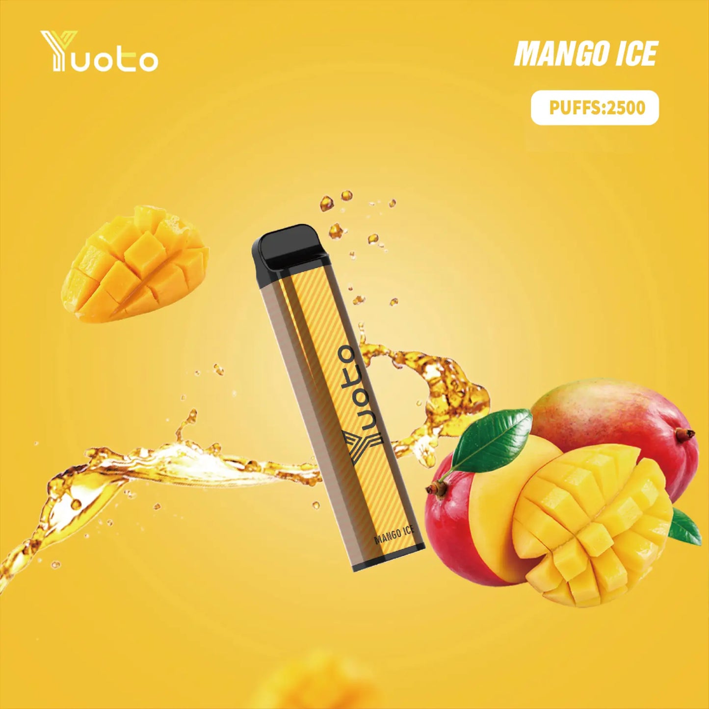 Yuoto XXL Mango Ice är en av de mest förtrollande e-juicerna som du någonsin har smakat på! Med sin autentiska smak av saftiga mango, blandad med en frisk och svalkande känsla av is, är detta den perfekta e-juicen för alla som vill ha en unik och uppfriskande upplevelse. Med en kapacitet på 7 ml och en nikotinstyrka på 5%, är Yuoto XXL Mango Ice en favorit bland många e-cigarettrökare som vill ha en riktigt fyllig smak och en stark nikotinhalt.