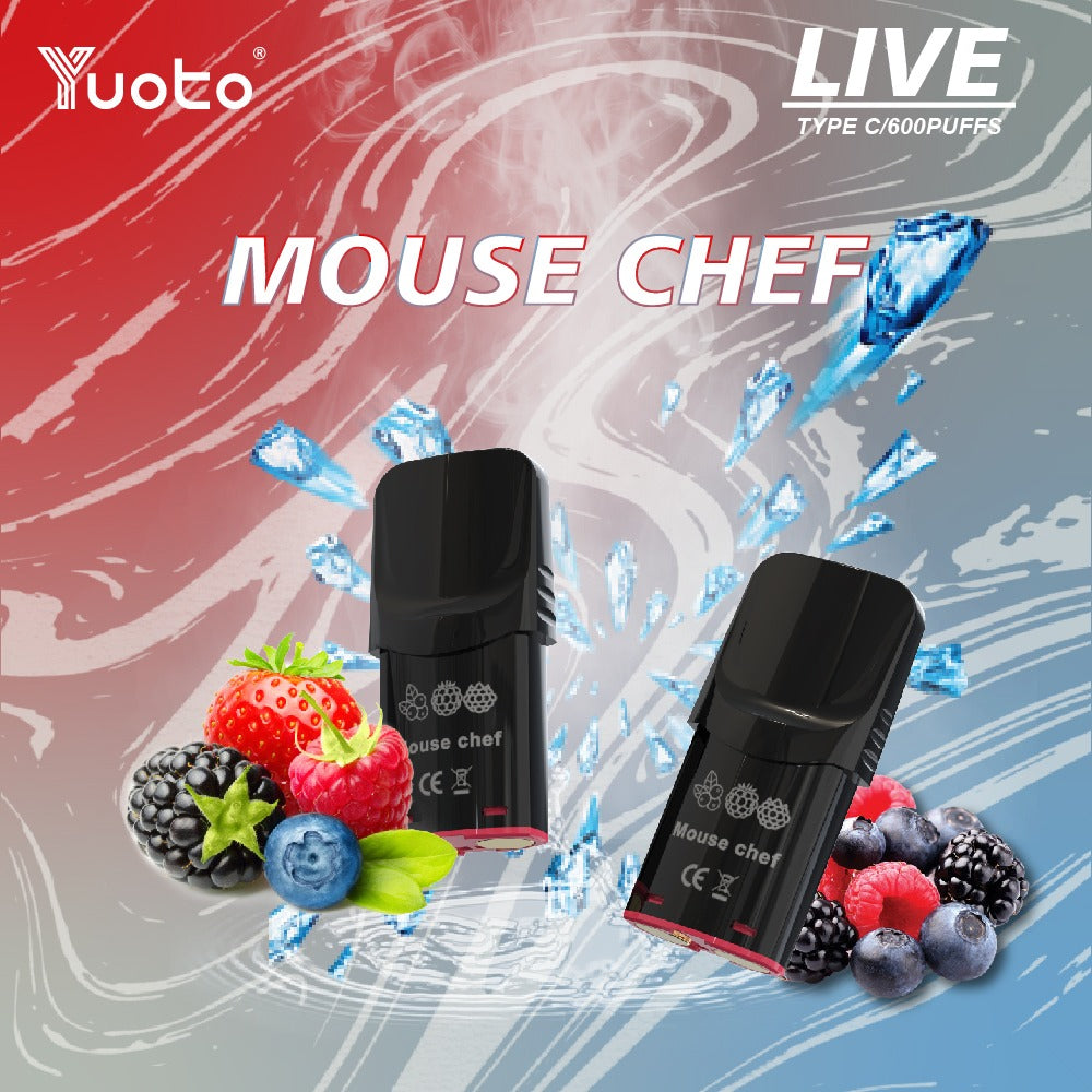 Live Pod Mouse Chef (3stk)