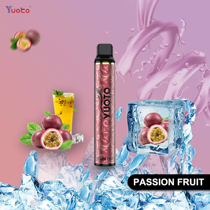 Yuoto Luscious Passion Fruit är en fruktig och uppfriskande vape med en härlig smak av passionsfrukt. Denna högkvalitativa vapepenna ger en mjuk och fyllig ånga med en ljuvlig och tropisk smak. Med sin balanserade kombination av sötma och syra, är Yuoto Luscious Passion Fruit en smak som tar dig bort till en varm och solig plats. Hos Yuoto.nu erbjuder vi ett brett utbud av vapepennor, e-juice och tillbehör till konkurrenskraftiga priser.