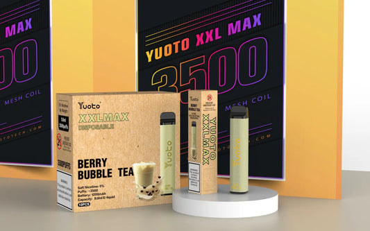 Unna dig en smakupplevelse utöver det vanliga med Yuoto XXL Max Berry Bubble tea! Denna läckra E-cigaretter innehåller hela 9 ml e-juice, vilket räcker länge. Smaken av söta bär och bubblande te ger en spännande och uppfriskande känsla. Dessutom är den enkel att använda och ladda med sin portabla och bekväma design. Beställ din Yuoto XXL Max Berry Bubble tea idag och njut av en härlig vaping-upplevelse.