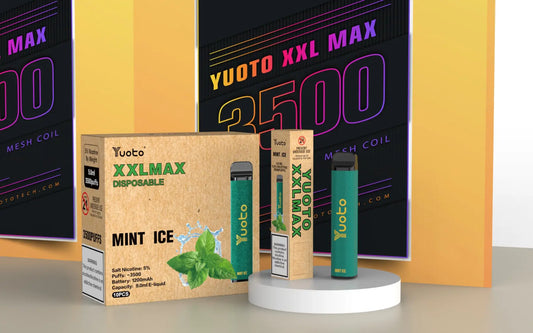 Upplev en iskall och uppfriskande smak med Yuoto XXL Max Mint Ice