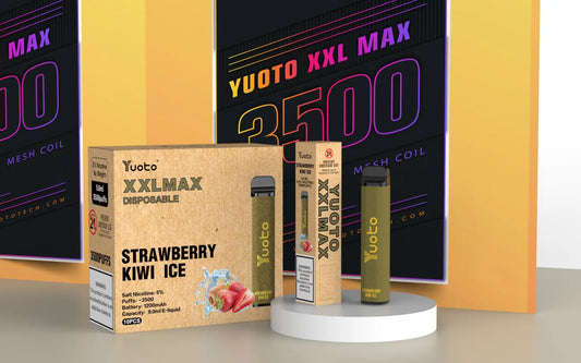 Njut av den färska och fruktiga smaken av jordgubb och kiwi med Yuoto XXL Max Strawberry Kiwi. En kraftfull och uppfriskande energidryck som ger dig den extra energin du behöver för att ta dig igenom dagen!